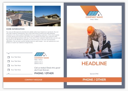 Design Preview for Design Gallery: House Constructions And Repairs  Flyers, Bi-fold A5
