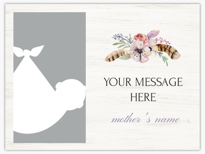 Design Preview for Design Gallery: Baby Shower Vinyl Banners, 150 x 200 cm