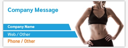 Design Preview for Design Gallery: Personal Training Vinyl Banners, 150 x 400 cm