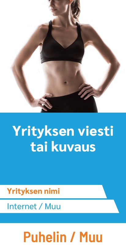 Mallin esikatselu Mallivalikoima: Urheilu & Fitness Reikävinyylibanderollit, 200 x 400 cm