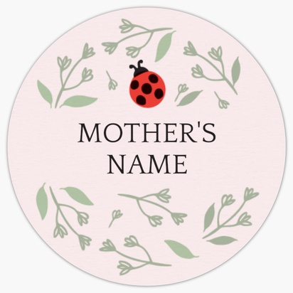 A baby girl lady bug cute gray design for Baby
