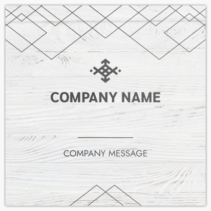Design Preview for Design Gallery: Modern & Simple Square Business Cards