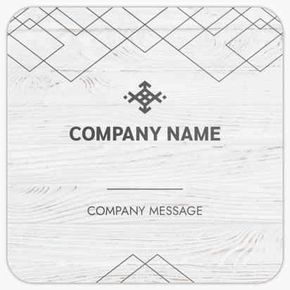 Design Preview for Design Gallery: Interior Design Rounded Corner Business Cards, Square (2.5" x 2.5")