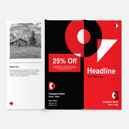Design Preview for Design Gallery: Food & Beverage Brochures, DL Tri-fold