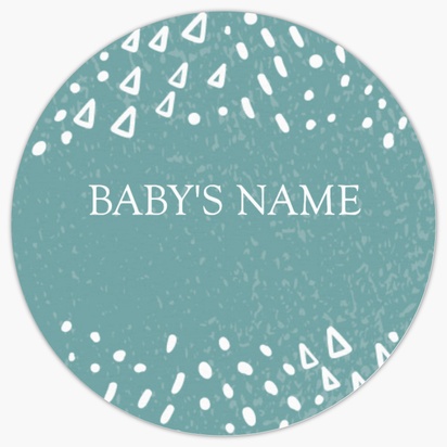 A baby kläder illustrationen gray blue design for Baby Shower