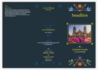 Design Preview for Design Gallery: Food & Beverage Brochures, Tri-fold DL