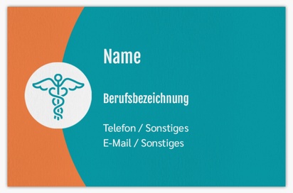 Designvorschau für Designgalerie: Naturpapier-Visitenkarten Medizinische Geräte & Arzneimittel
