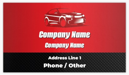 Design Preview for Car Parts & Tires Glossy Business Cards Templates, Standard (3.5" x 2")