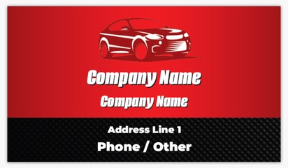 Design Preview for Car Wash & Valeting Ultra Thick Business Cards Templates