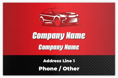 Design Preview for Design Gallery: Car Parts & Tyres Metallic Business Cards