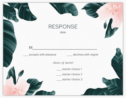 Design Preview for Templates for Destination RSVP Cards , Flat 10.7 x 13.9 cm