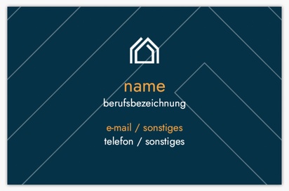 Designvorschau für Designgalerie: Visitenkarten mit Relieflack Immobilien
