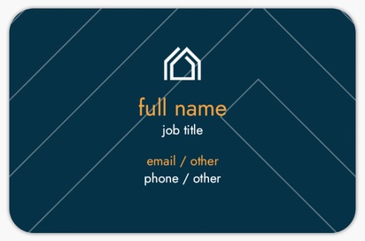 Design Preview for Design Gallery: Estate Agents Rounded Corner Business Cards, Rounded Standard (85 x 55 mm)
