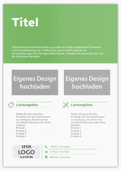 Designvorschau für Designgalerie: Flyer und Falzflyer Unternehmensdienstleistungen,  Ohne Falz A5 (148 x 210 mm)