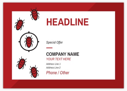 Design Preview for Design Gallery: Pest Control Flyers, None A6