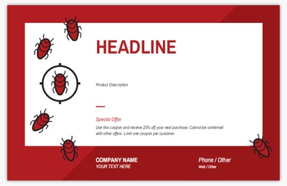 Design Preview for Pest Control Postcards Templates, 5.5" x 8.5"
