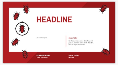 Design Preview for Pest Control Postcards Templates, 6" x 11"
