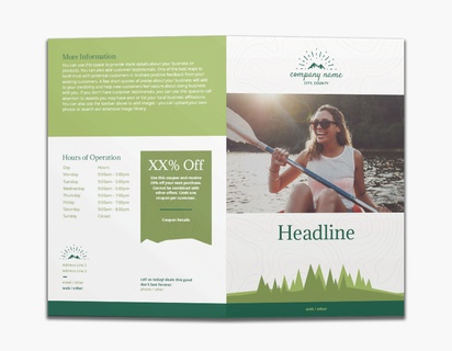 Design Preview for Hunting & Fishing Custom Brochures Templates, 8.5" x 11" Bi-fold