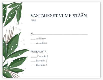 Mallin esikatselu Mallivalikoima: Vehreys Vastausta pyydetään -kortit, 13.9 x 10.7 cm