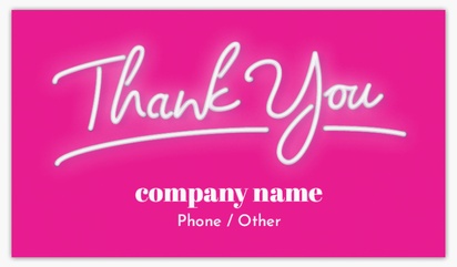 A thank you pampering pink design for Thank You