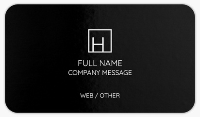 Design Preview for Retail & Sales Rounded Corner Business Cards Templates, Standard (3.5" x 2")