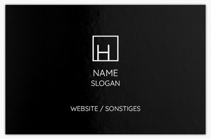 Designvorschau für Designgalerie: Hochglanz-Visitenkarten Modern & Einfach