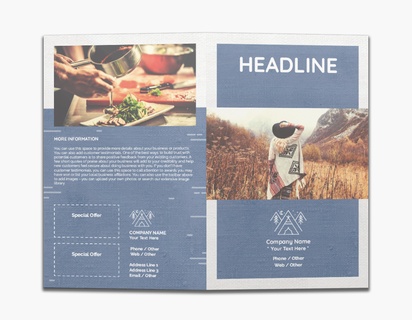 Design Preview for Design Gallery: Summer Custom Brochures, 8.5" x 11" Bi-fold