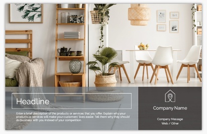 Design Preview for Interior Design Postcards Templates, 5.5" x 8.5"
