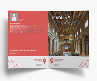 Design Preview for Design Gallery: Travel Agencies Folded Leaflets, Bi-fold A5 (148 x 210 mm)