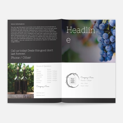 Design Preview for Design Gallery: Food & Beverage Brochures, A5 Bi-fold