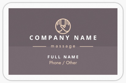 Design Preview for Design Gallery: Holistic & Alternative Medicine Rounded Corner Business Cards, Rounded Standard (85 x 55 mm)