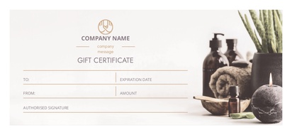 Design Preview for Design Gallery: Modern & Simple Gift Certificates