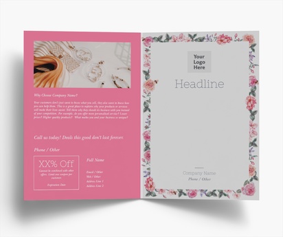Design Preview for Design Gallery: Elegant Flyers and Pamphlets, Bi-fold A5