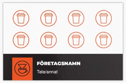 Förhandsgranskning av design för Designgalleri: Café Extratjocka visitkort, Standard (85 x 55 mm)