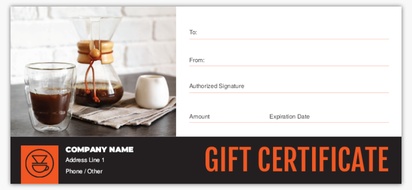 Design Preview for Design Gallery: Bold & Colourful Custom Gift Certificates