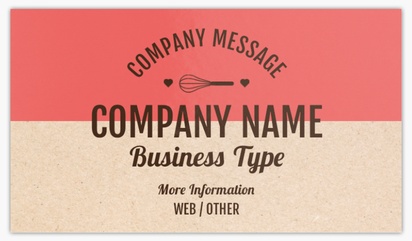 Design Preview for Bakeries Glossy Business Cards Templates, Standard (3.5" x 2")