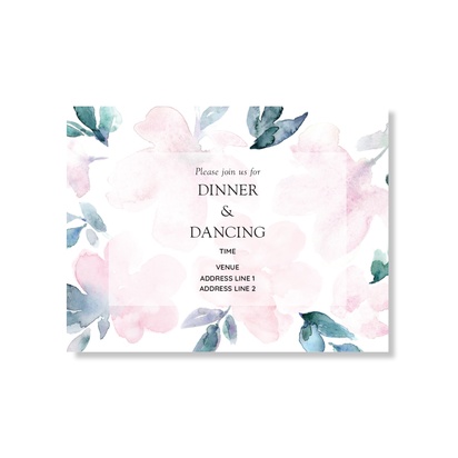 Design Preview for Design Gallery: Floral Thank You Cards, Flat 13.9 x 10.7 cm