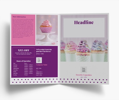 Design Preview for Design Gallery: Sweet Shops Folded Leaflets, Bi-fold A5 (148 x 210 mm)