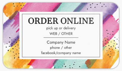 Design Preview for Gift & Party Shops Rounded Corner Business Cards Templates, Standard (3.5" x 2")