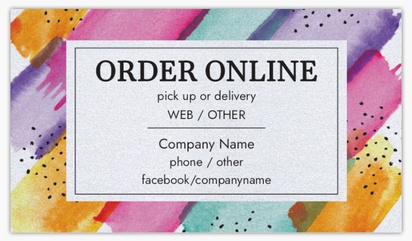 A colorful online retail gray pink design