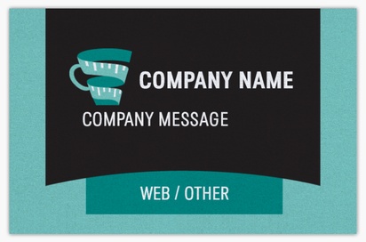 Design Preview for Design Gallery: Coffee Shops Pearl Business Cards