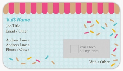Design Preview for Fun & Whimsical Business Card Stickers Templates