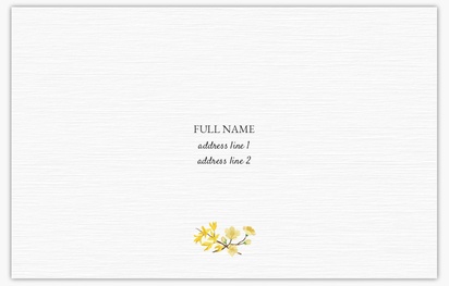 Design Preview for Design Gallery: Rustic Custom Envelopes, 14.6 x 11 cm