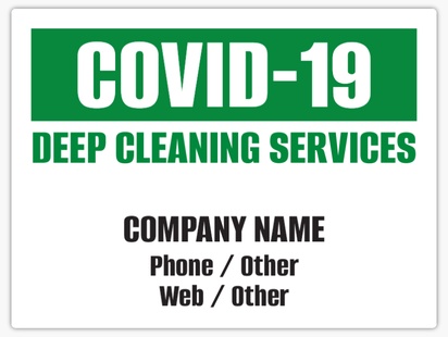 Design Preview for Cleaning Services Car Magnets Templates, 18" x 24"