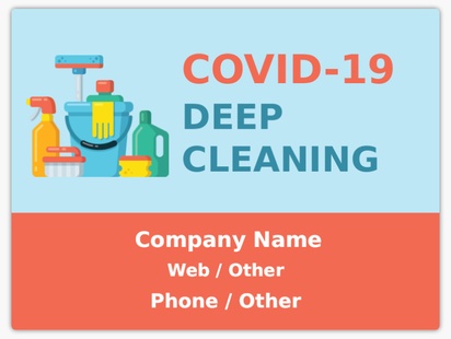 Design Preview for Cleaning Services Car Magnets Templates, 18" x 24"