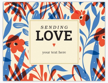 Design Preview for Design Gallery: Sympathy Note Cards, Folded 10.7 x 13.9 cm