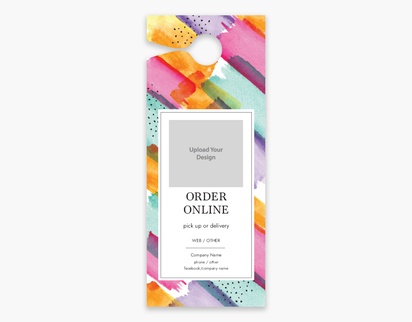 Design Preview for Design Gallery: Bold & Colourful Door Hangers, Large