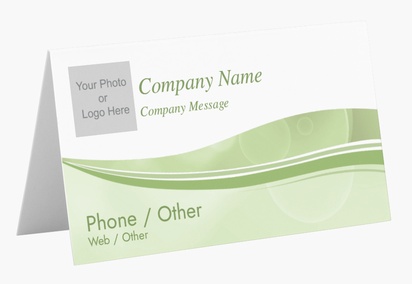 Design Preview for Design Gallery: Spas Folded Business Cards