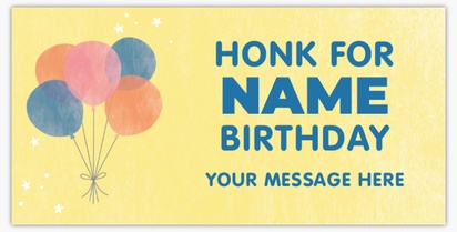 Design Preview for Design Gallery: Child Birthday Vinyl Banners, 25 x 50 cm