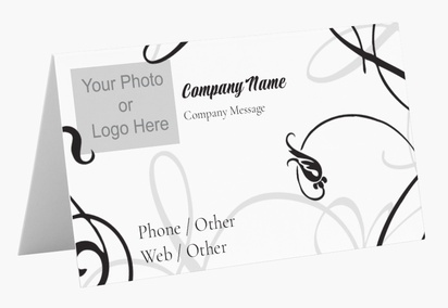Design Preview for Design Gallery: Elegant Folded Business Cards